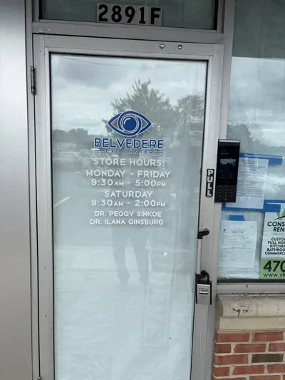 Business Hours Signage & Store Hours Graphics Photo